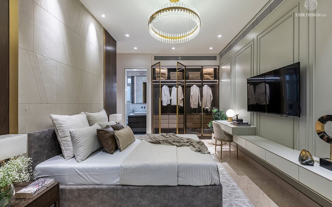Luxury interior design overview infographic